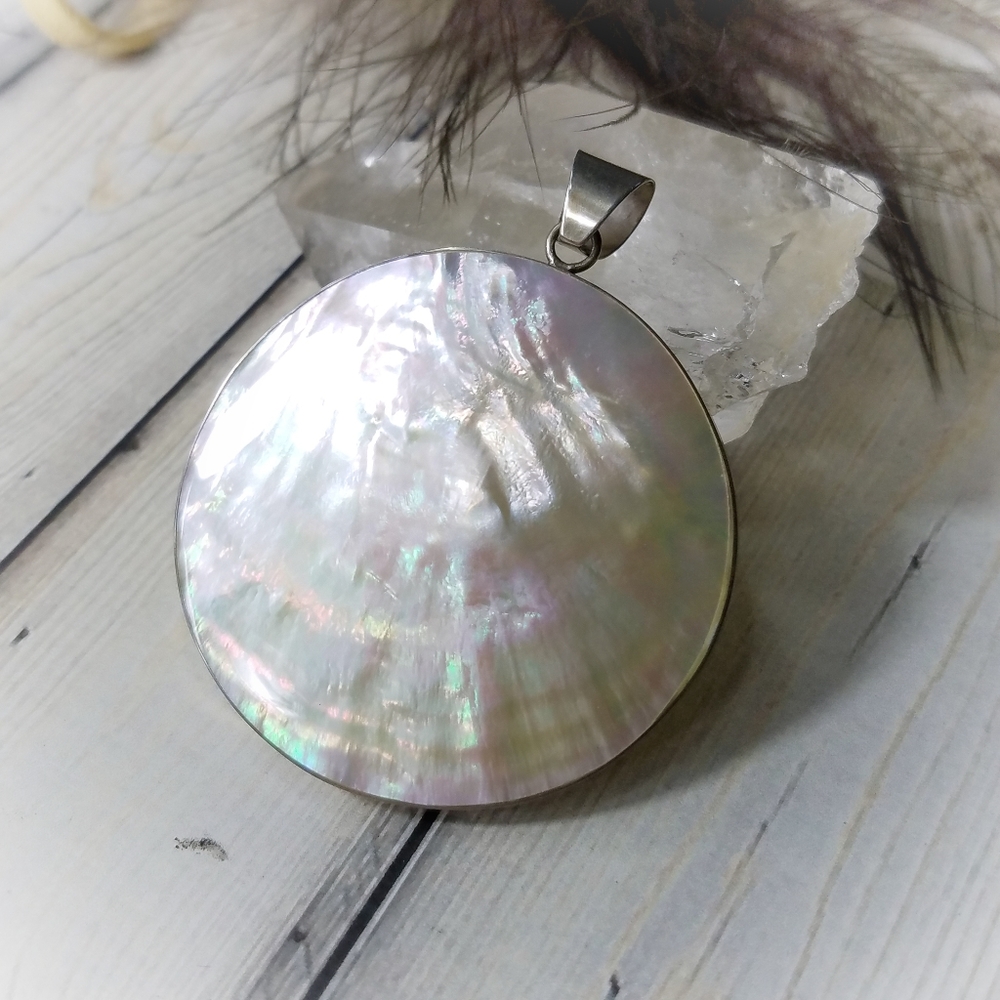 Mother of Pearl Large Pendant